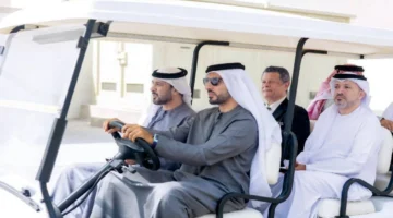 مشروع أزهى السكني.. عبدالعزيز النعيمي في جولة تفقدية لأحدث تطورات عجمان العمرانية